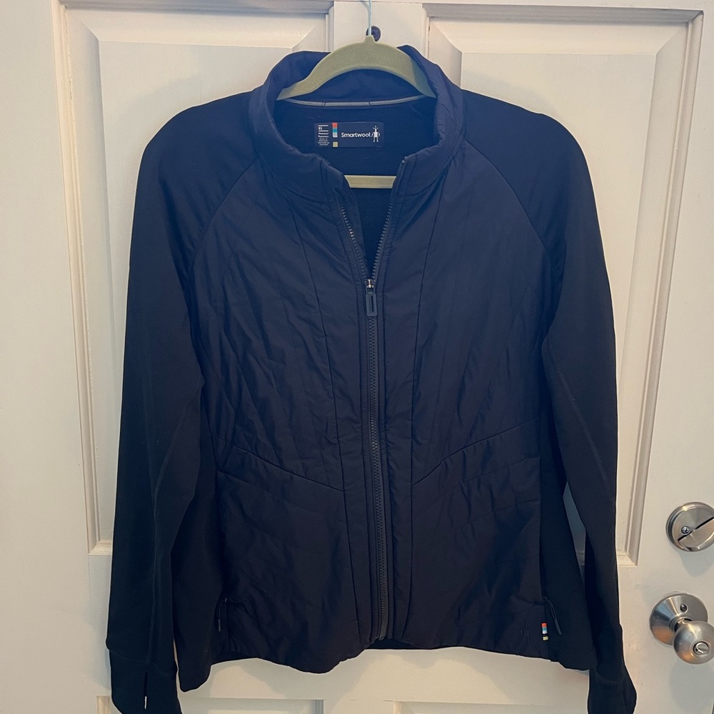 Smartwool Black Women's Fleece Top with Color Accent